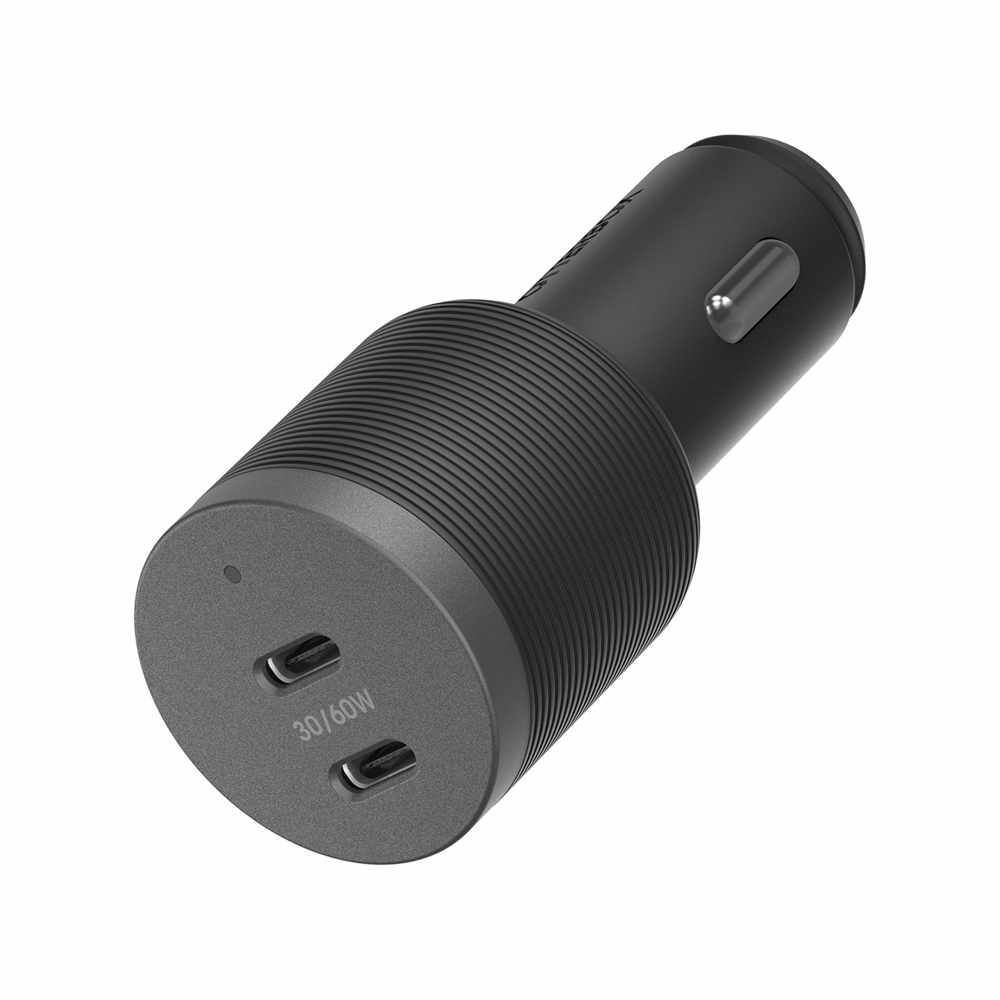 Chargeur pour l'auto à deux ports USB-C 60w+30w OtterBox - Apple Zone